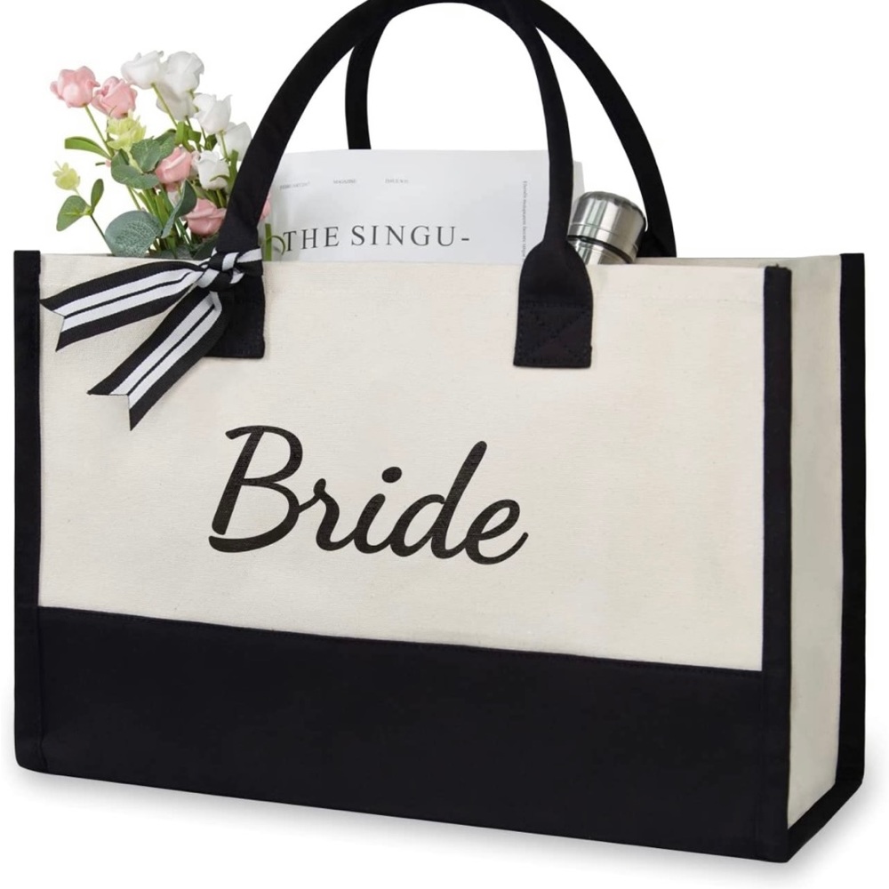 Bride Canvas Tote Bag